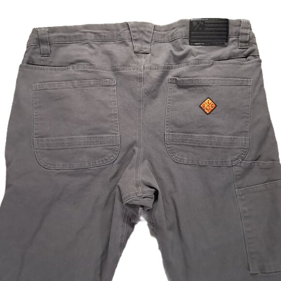 Off The Grid Trailblazer Pant Men 38x30, Tag 34x30 Gray Stretch Cotton Utility - Picture 4 of 15